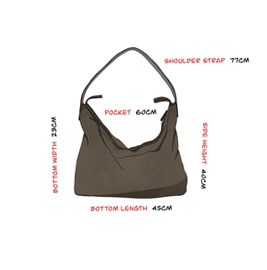 Water-marked distressed HOBO hobo bag - Faux Héritier