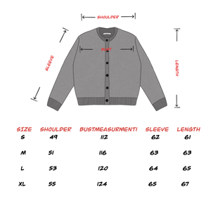 100% Australian wool CLEAN FIT cardigan - Faux Héritier