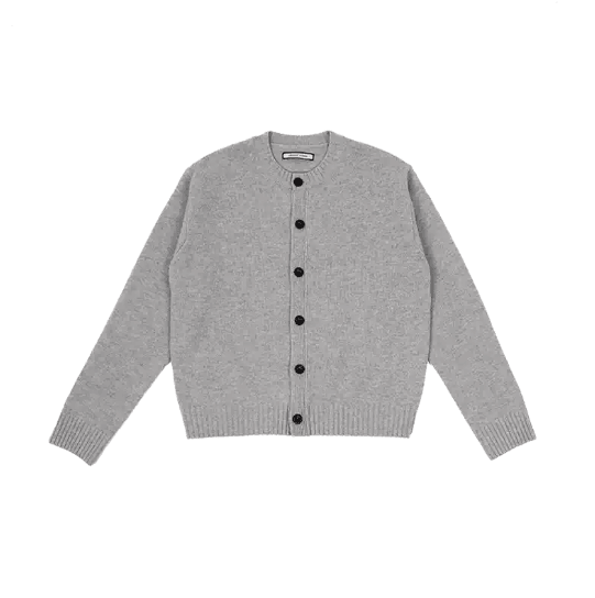 100% Australian wool CLEAN FIT cardigan - Faux Héritier