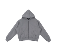 Washed and distressed hooded cotton jacket - Faux Héritier