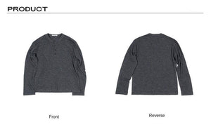 Ultrafine Wool Henley Collar Long Sleeve - Faux Héritier