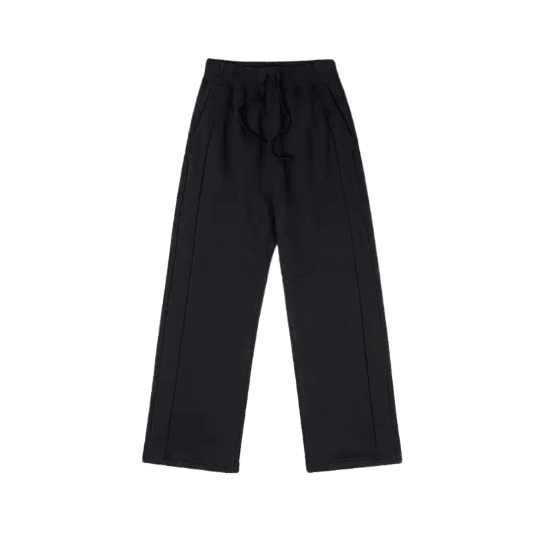 Loose straight-leg fleece trousers - Faux Héritier