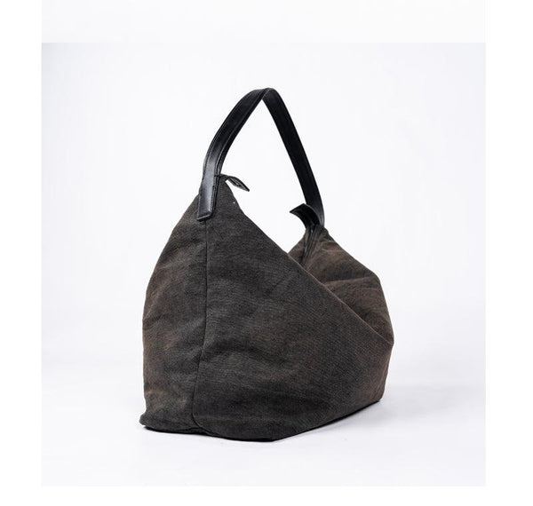 Water-marked distressed HOBO hobo bag - Faux Héritier